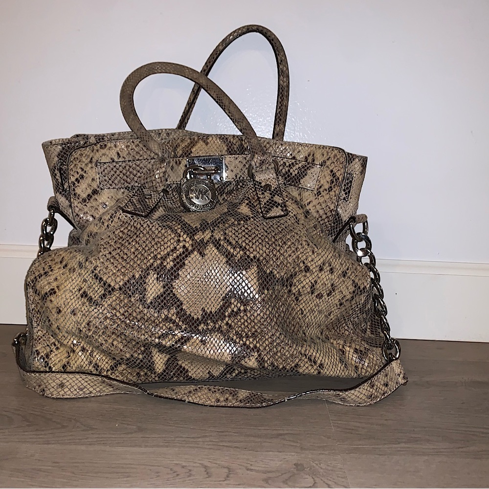 Michael Kors Snake Skin Handbag
